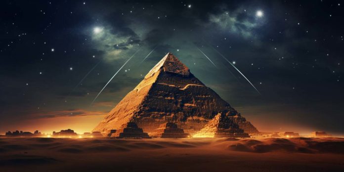 The Giza Pyramid Complex aligned with Orion's Belt constellation